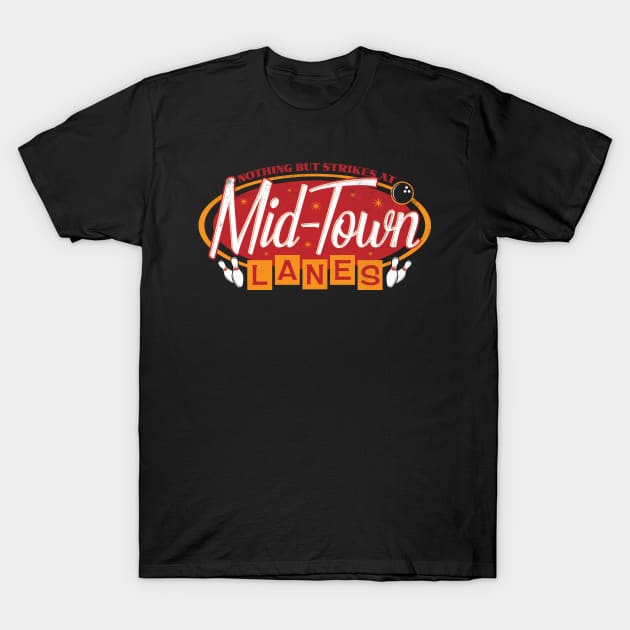 Mid-Town Lanes T-Shirt by GritFX